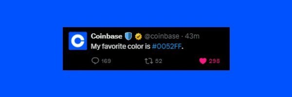 #0052FF Token Header