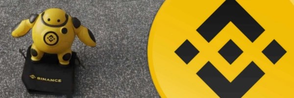 Binance yellow robot Token Header