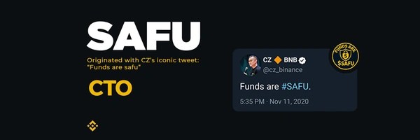  Funds are SAFU Token Header