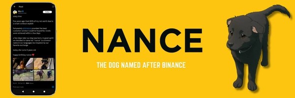 binance dog Token Header