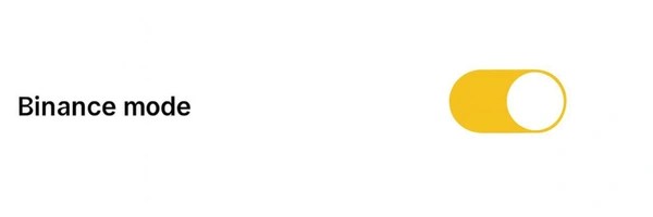 Binance Mode Token Header
