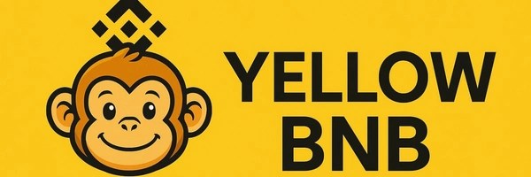 Yellow BNB Token Header