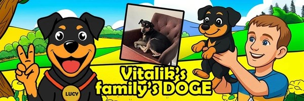 Vitaliks familys DOGE Token Header