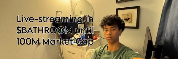 Live in Bathroom until 10M Token Header