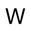 W Icon