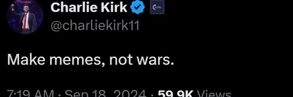 make memes, not wars Token Header