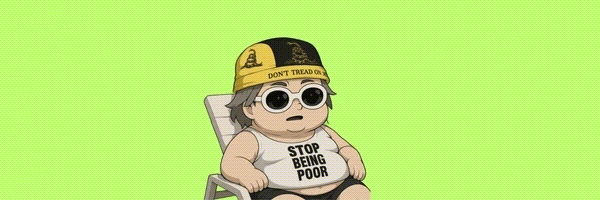 ALONE SAD AND FAT Token Header