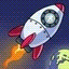 Up Only Rocket Icon