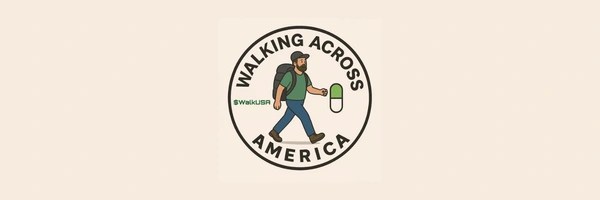 WALKING ACROSS AMERICA Token Header