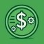Automated Dollar Coin Icon