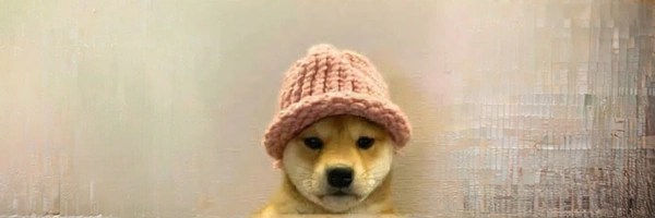 dog with hat Token Header