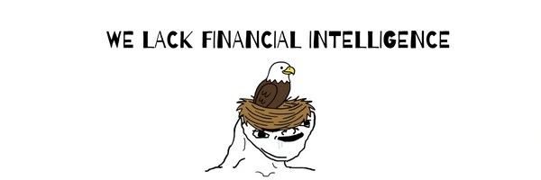 We Lack Financial Intelligence Token Header