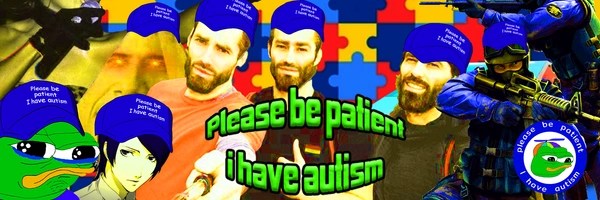 please be patient i have autism Token Header