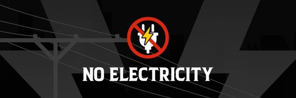 No Electricity Token Header