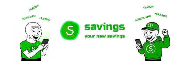 your new savings Token Header
