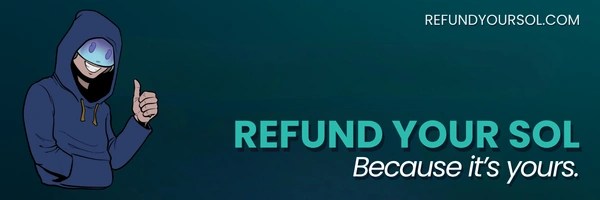 RefundYourSOL Token Header