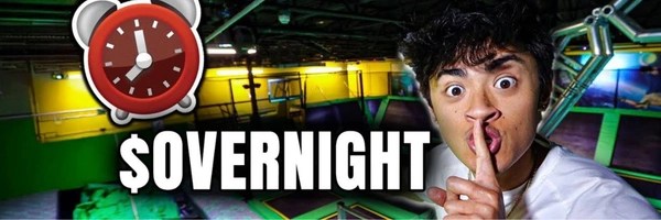 Overnight in Trampoline Park Token Header
