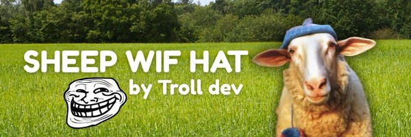 Sheep Wif Hat Token Header