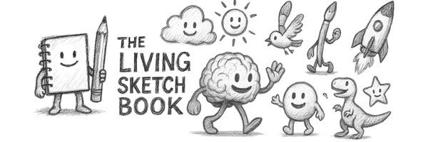 The Living Sketchbook Token Header