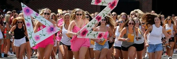 Sorority Rush Token Header