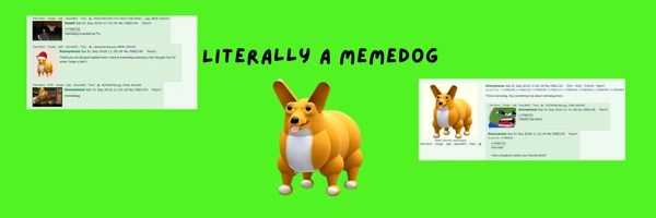 Literally a memedog Token Header