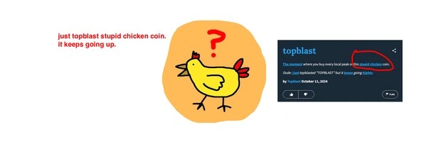 Stupid Chicken Coin Token Header