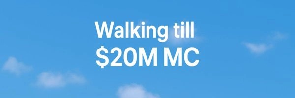 Walking till $20M MC Token Header