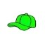 Green Hat CuIt Icon