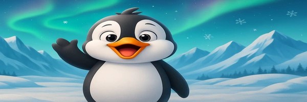 Moto Pingüino Token Header