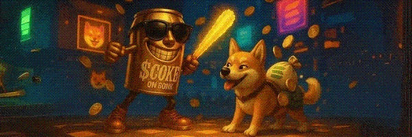 Coke on Bonk Token Header