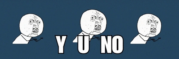 Y U NO GUY Token Header