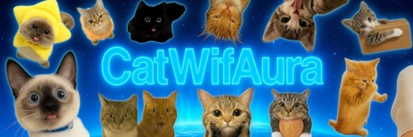 Cat Wif Aura Token Header