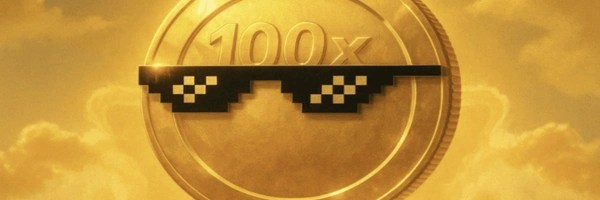 100X memecoin Token Header