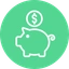Pension Coin Icon