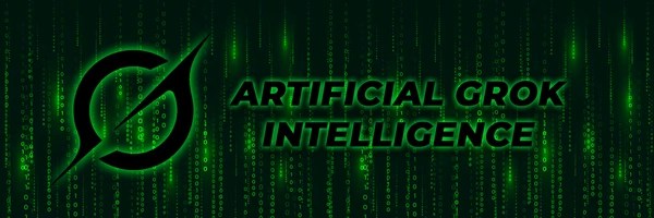 Artificial Grok Intelligence Token Header