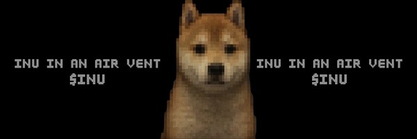 inu in an air vent Token Header