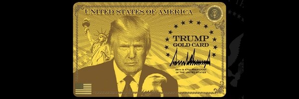 TRUMP GOLD CARD Token Header