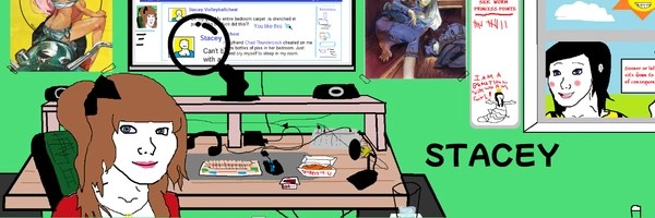 Stacey the Female Wojak Token Header
