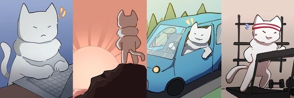 Ambitious Cat Token Header