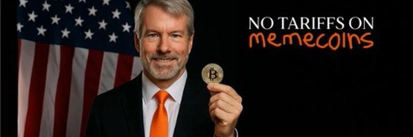 No tariffs on memecoins Token Header
