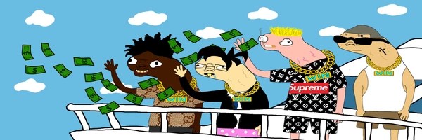 Wealthy Ignorant Niggas Token Header