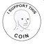 Non-Political Coin Icon