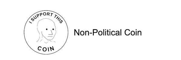 Non-Political Coin Token Header