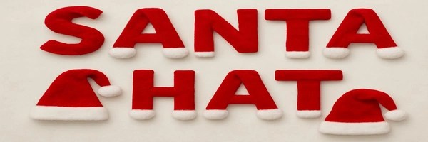 Santa Hat Token Header