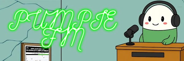 PumpieFM: 24/7 AI Radio Token Header