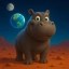 moodeng on mars Icon