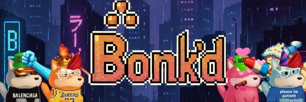 Bonk'd NFT Token Header