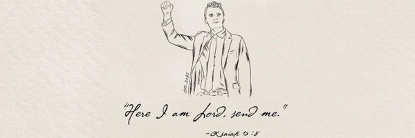 here i am lord, send me Token Header