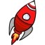 red rocket Icon